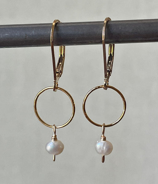 Textured Pearl Earrings