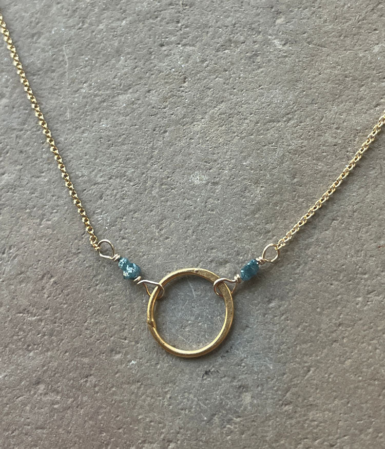 Raw Diamond Necklace