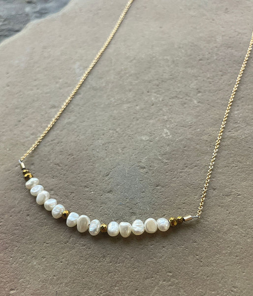 Pearl Bar Necklace