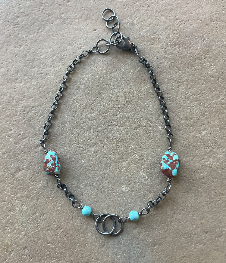 Turquoise Nugget Bracelet