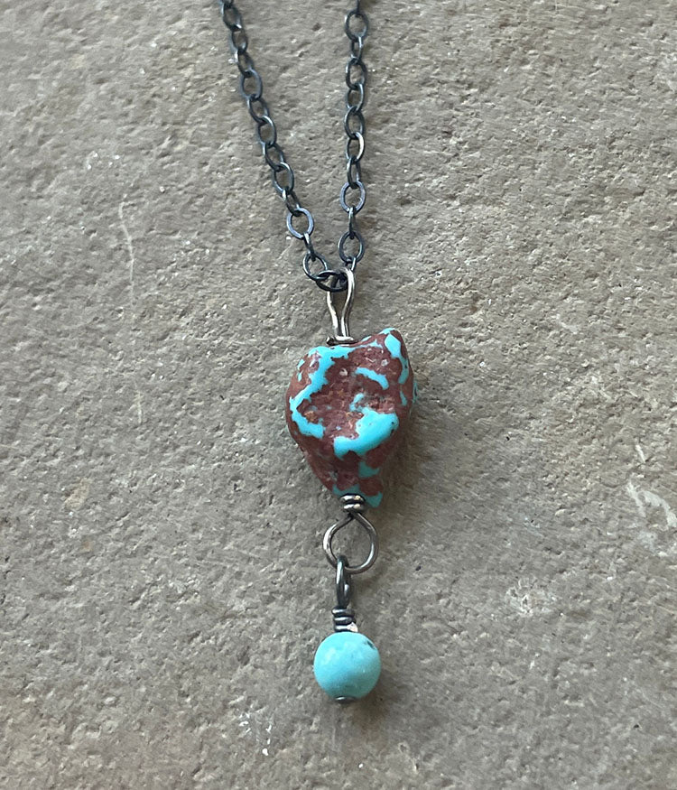 Turquoise Drop Necklace