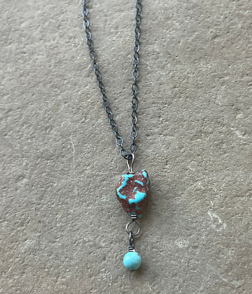 Turquoise Drop Necklace