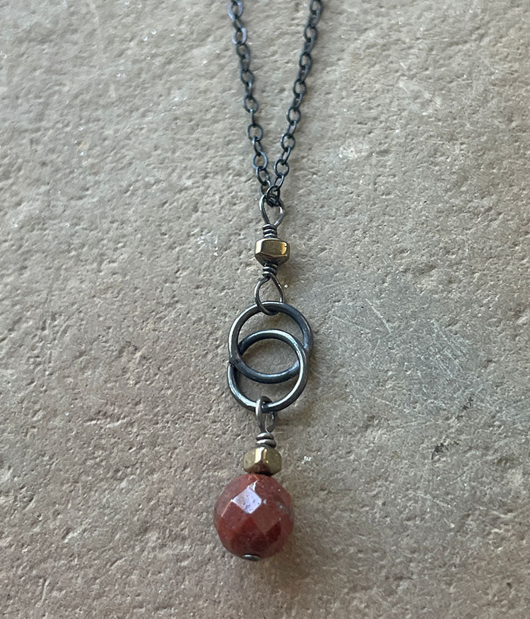 Jasper Infinity Necklace