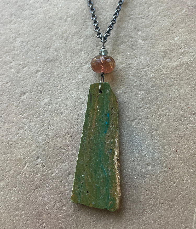 Rustic Opal Necklace