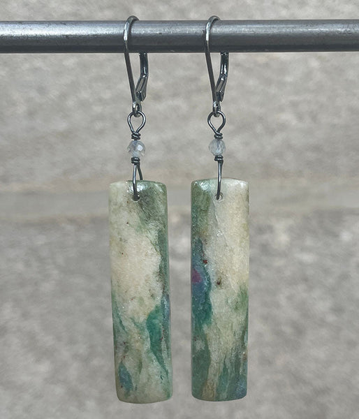 Fuchsite  Earrings