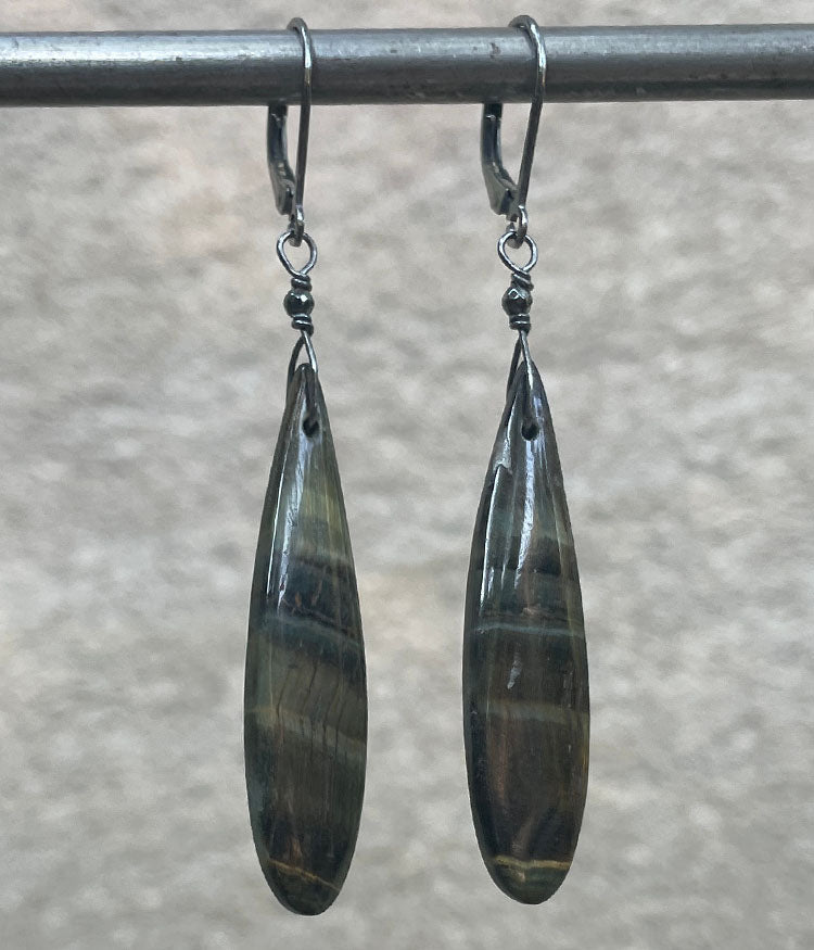 Reflective Striped Earrings
