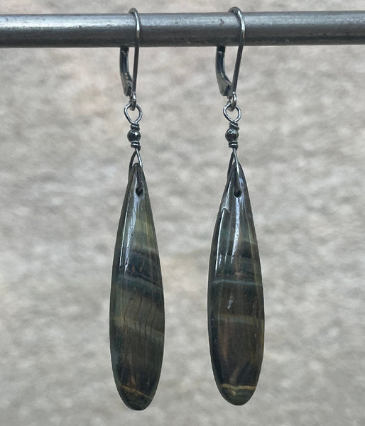 Reflective Striped Earrings