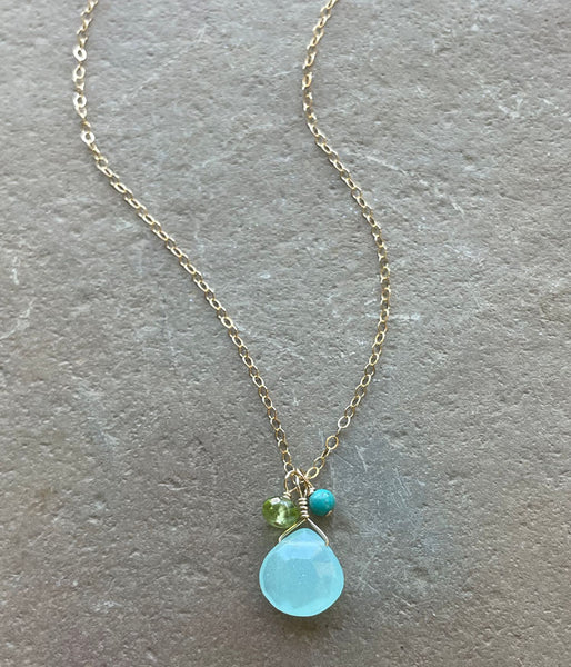 Petite Joy Cluster Necklace