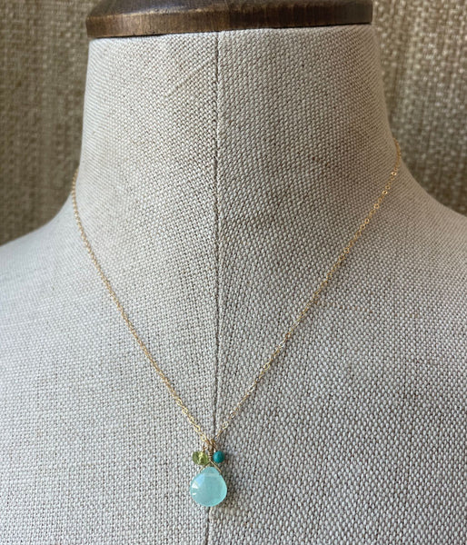 Petite Joy Cluster Necklace