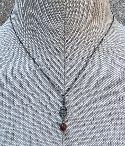 Jasper Infinity Necklace