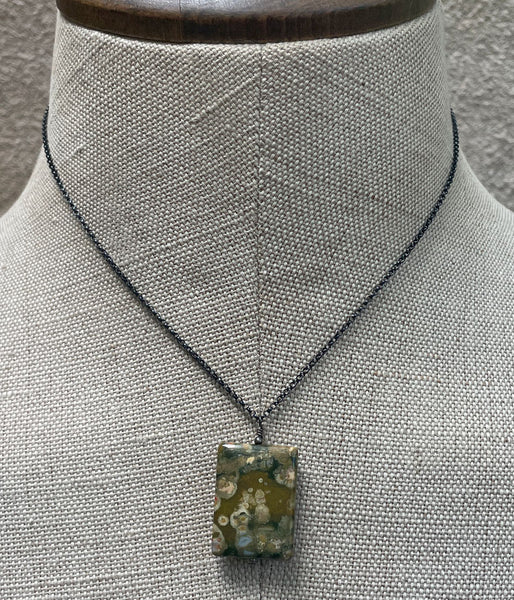 Rhyolite Solitaire Necklace
