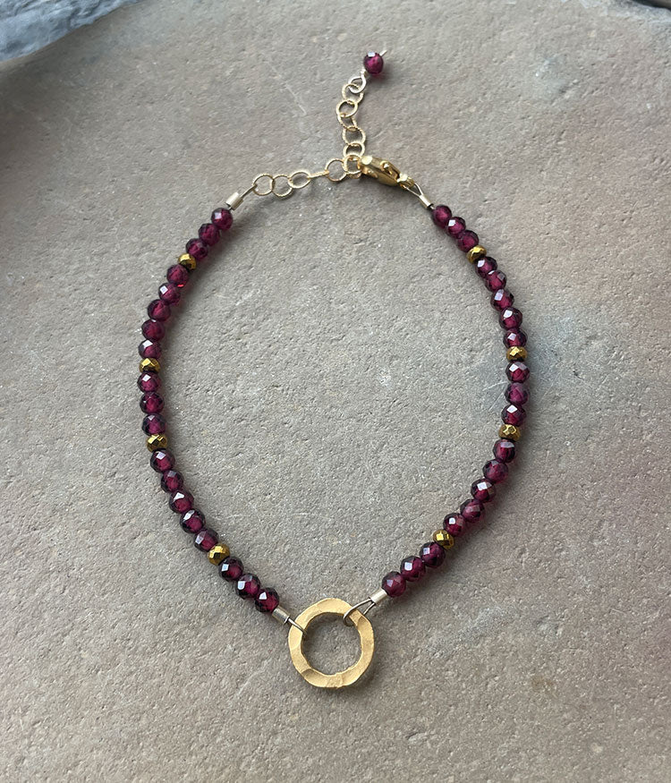 Graceful Garnet Bracelet