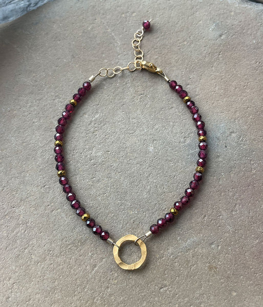 Graceful Garnet Bracelet