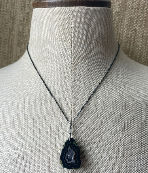 Rugged Geode Necklace