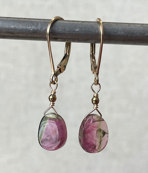 Vivid Tourmaline Earrings