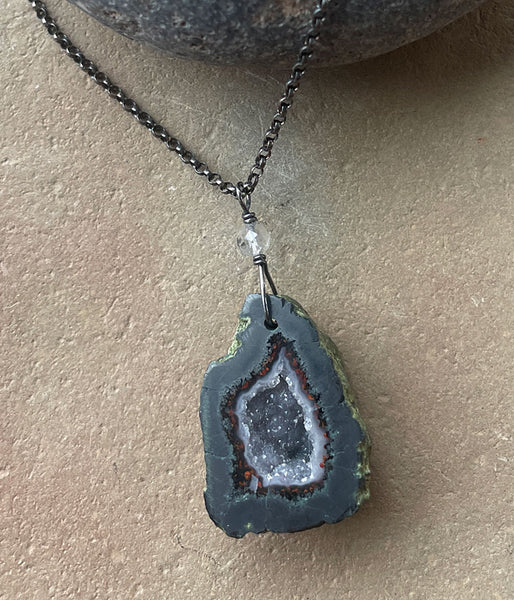 Rugged Geode Necklace