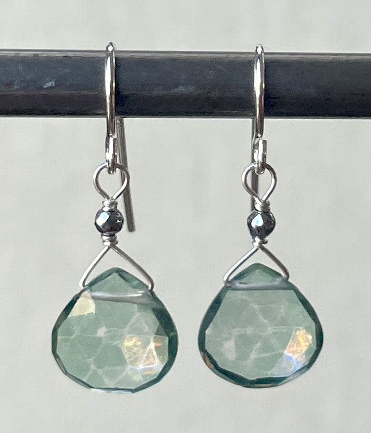 Simple Quartz Earrings