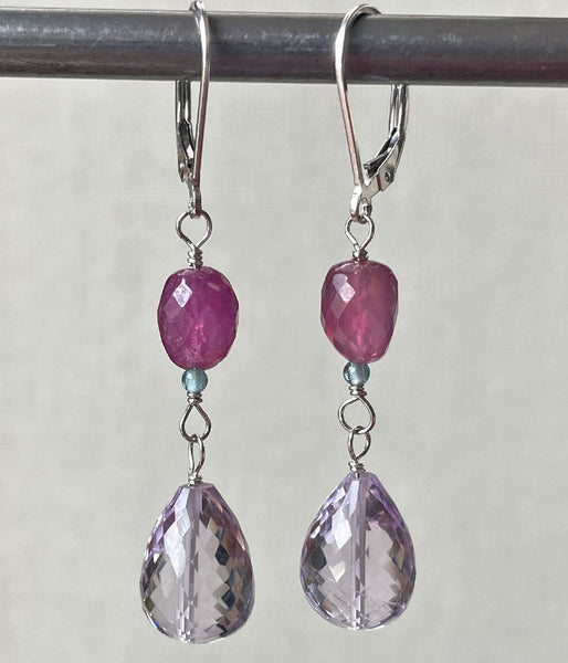 Spring Bouquet Teardrop Earrings