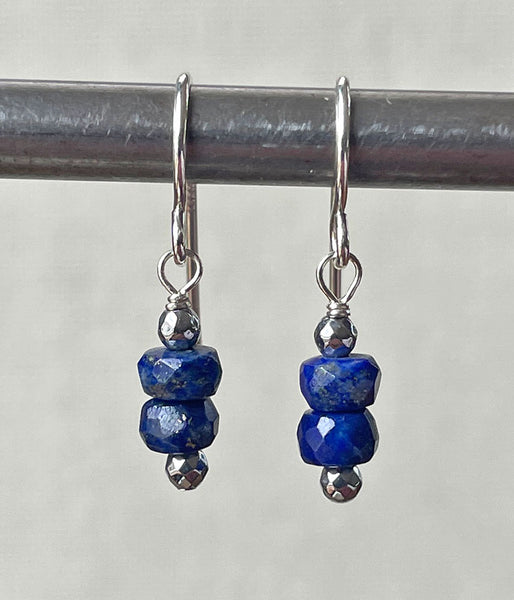 Lapis Stack Earrings