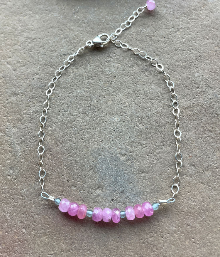 Ruby Bar Bracelet