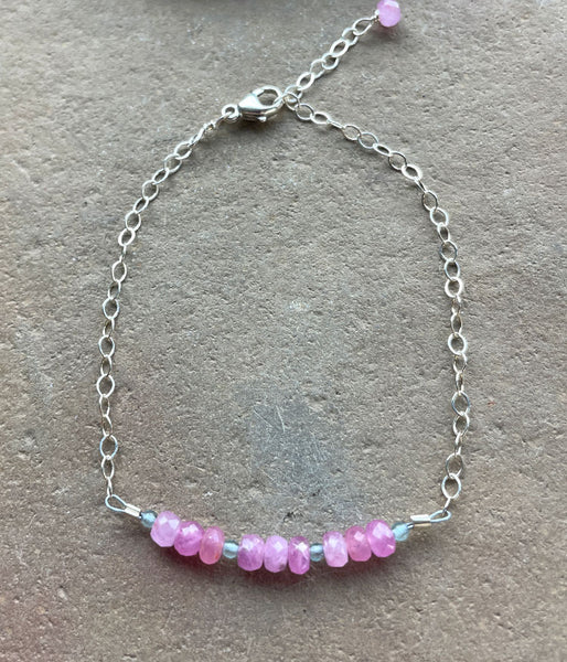 Ruby Bar Bracelet