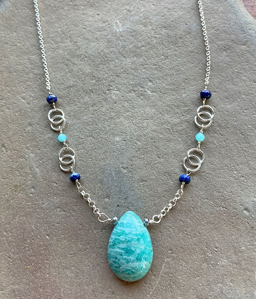 Infinity of Blues Necklace