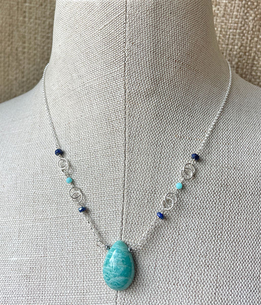 Infinity of Blues Necklace