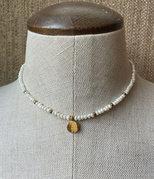 Simple Pearl Necklace