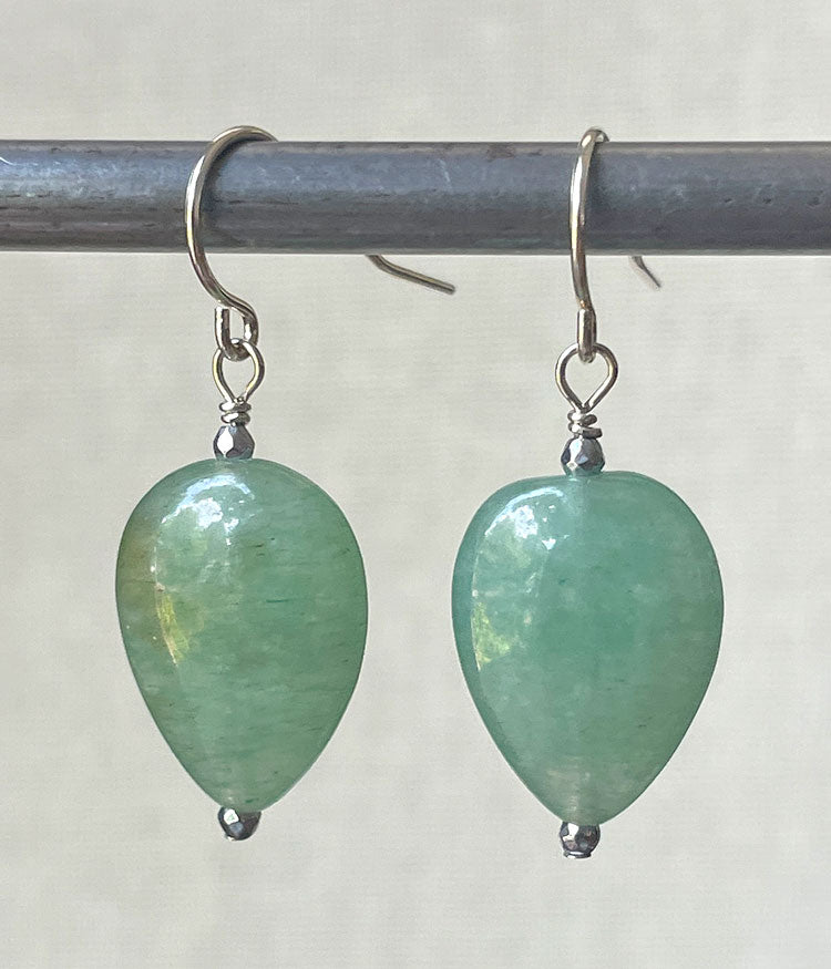 Green Aventurine Earrings