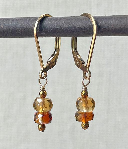 Golden Tourmaline Earrings