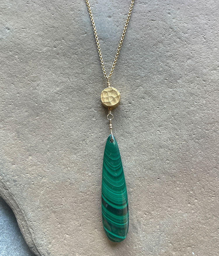 Malachite Texture Necklace