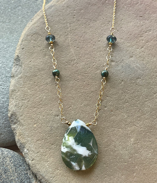 Moss Agate Necklace