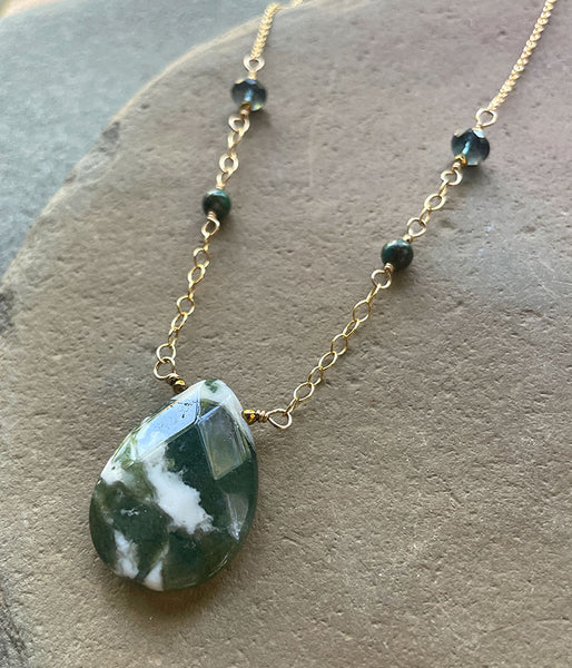 Moss Agate Necklace