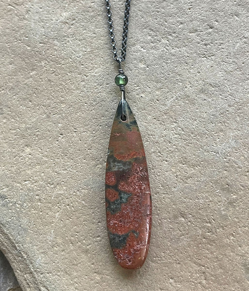 Rusty Ocean Jasper Necklace