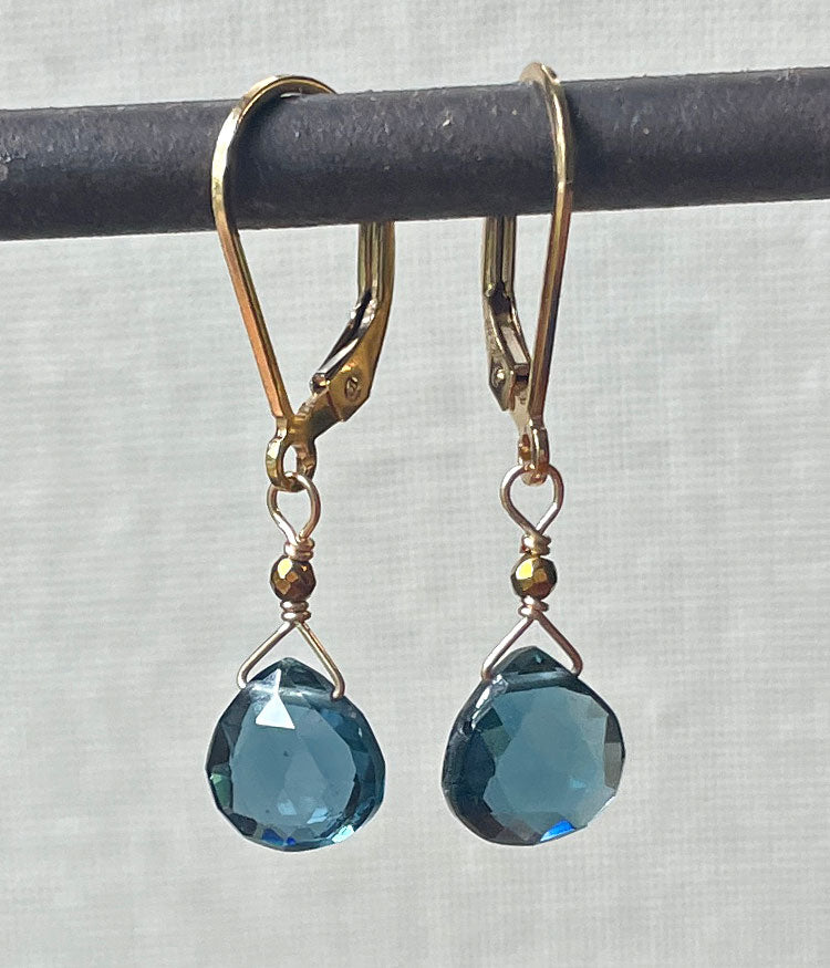 London Blue Topaz Earrings