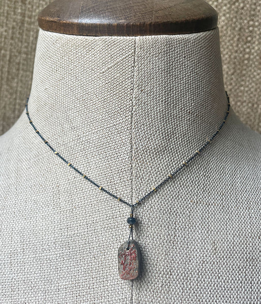 Garnet Druzy Necklace