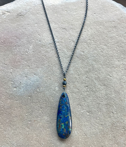 Azurite Malachite Necklace