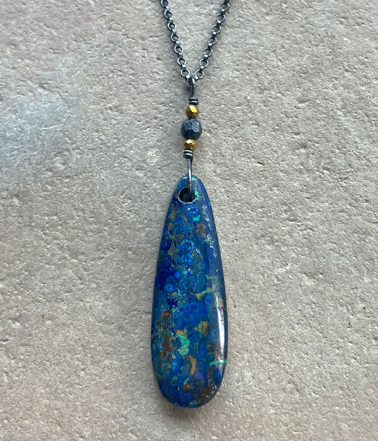 Azurite Malachite Necklace