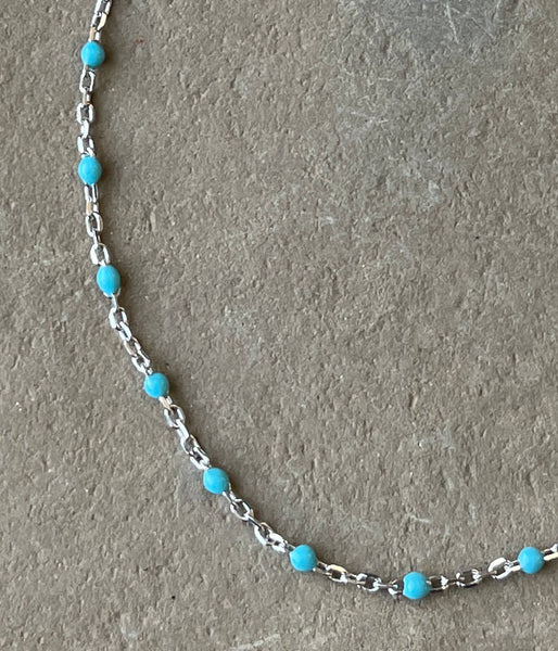 Turquoise Enamel Bracelet