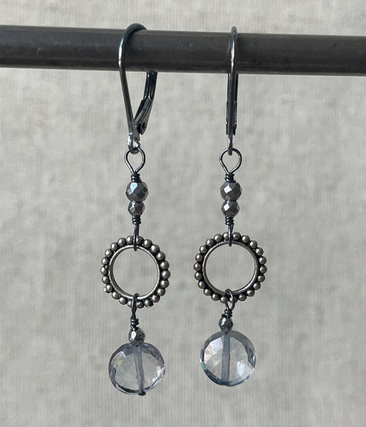 Blue Quartz Airy Earrings