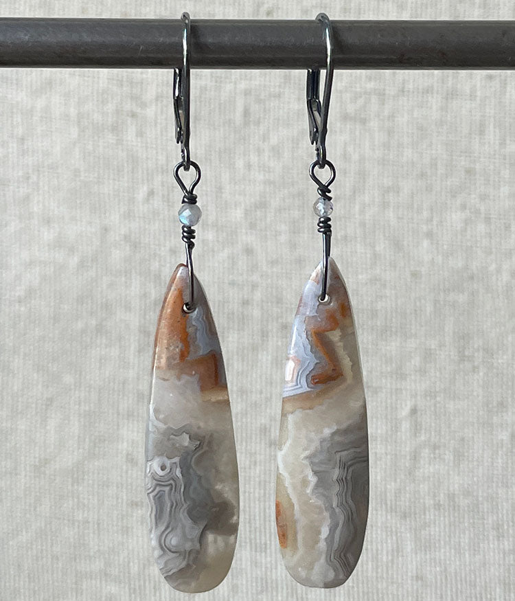 Banded Agate Earrings