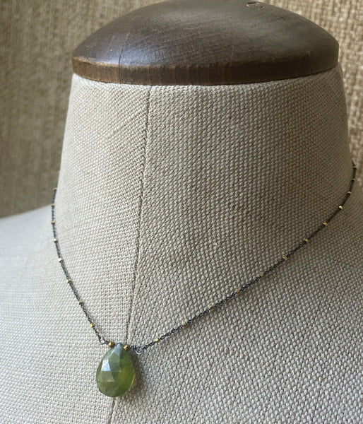 Vesuvianite Glisten Necklace