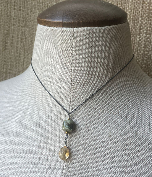 Rhyolite Drop Necklace