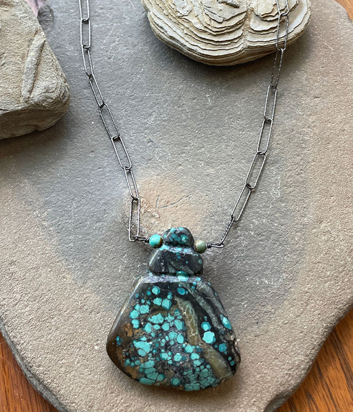 Dappled Turquoise Necklace