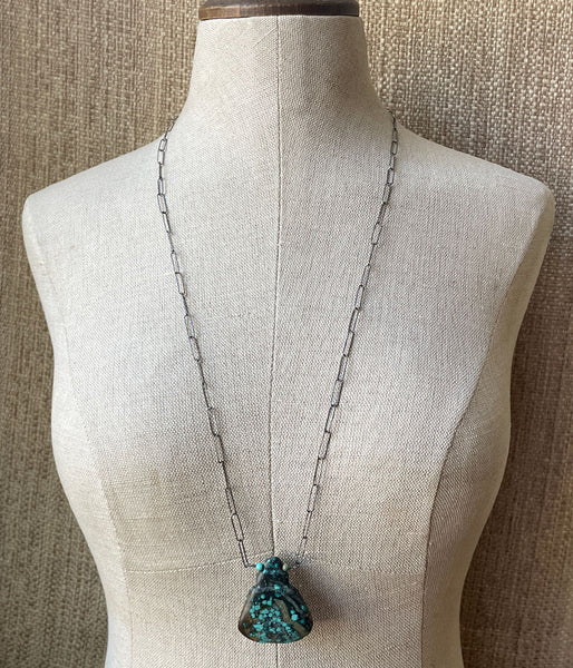 Dappled Turquoise Necklace