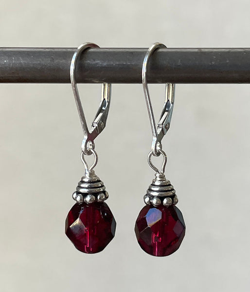 Betsy Earrings (fuchsia)