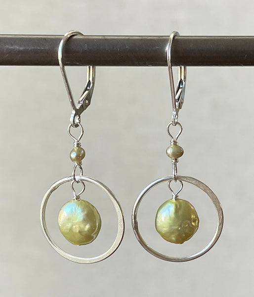 Aviva Spring Earrings (sage)