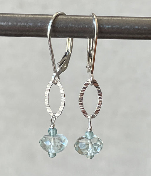 Aquamarine Clarity Earrings