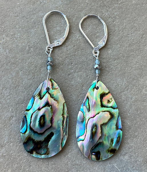 Abalone Swirl Earrings