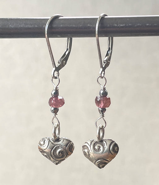 Open Heart Earrings